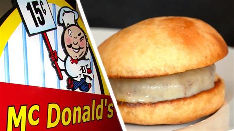 I Tried To Re Create Mcdonalds Original 15¢ Hamburger From 1955 Fine