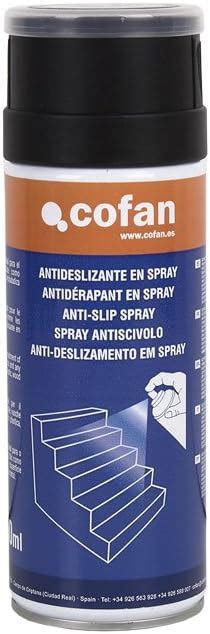 Cofan Spray antidérapant transparent 400 ml Idéal pour le traitement