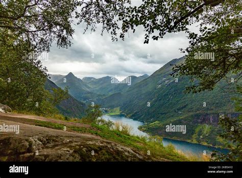 Alta aérea como vista panorámica desde el águila de Ornesvingen