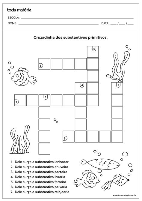 Caça Palavras Dos Substantivos Revoeduca