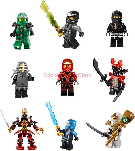 Ninjago Lego 9 Characters Decal Removable Wall Sticker Home Decor Art