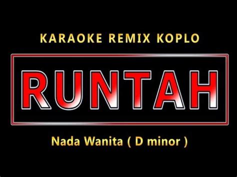 KARAOKE RUNTAH AZMY Z NADA WANITA YouTube