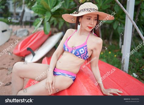 Beautiful Sexy Woman Perfect Body Bikini Stock Photo Edit Now