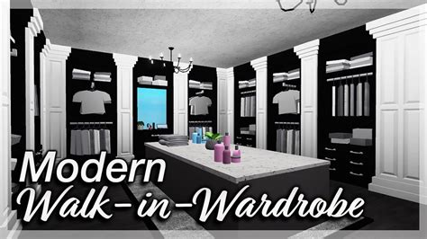 Bloxburg Walk In Wardrobe Youtube