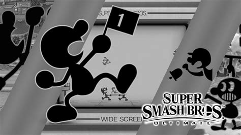 Super Smash Bros Ultimate Mr Game And Watch By Crossovergamer On