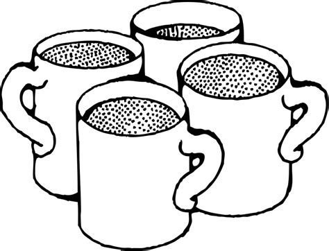 Free Mug Clipart Black And White, Download Free Mug Clipart Black And ...