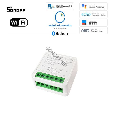 Sonoff Sk Ewelink Remote Bluetooth Smart Mini Bt Wifi