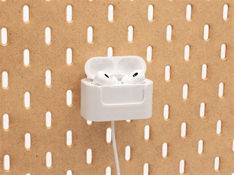 IKEA SKADIS Apple Airpods Pro Holder With Wireless Charging Or Cable