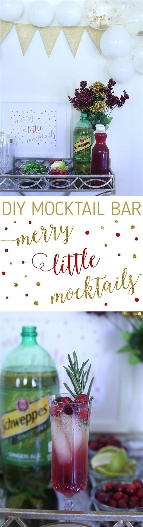 Merry Little Mocktails Diy Mocktail Bar Mocktail Bar Mocktails