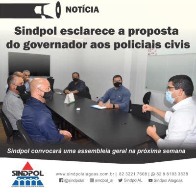 Sindpol Alagoas Sindpol Esclarece A Proposta Do Governador Aos