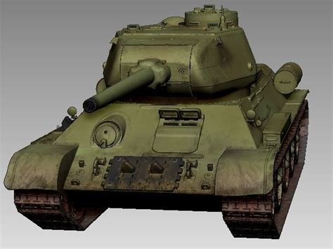 Tank T34 85 3D Model CGTrader