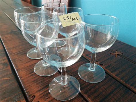 Set Of Wine Glasses Furniture Home Living Kitchenware Tableware