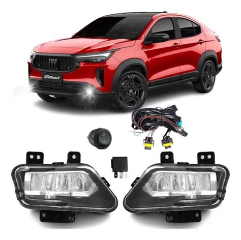 Kit Farol De Milha De Led Fiat Fastback 2023 2024 Auxiliar Frete grátis