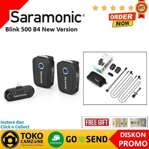 Jual Saramonic Blink 500 B4 New Version Lightning Wireless Microphone