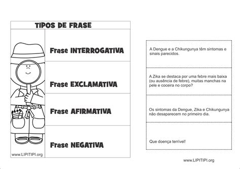 Atividade Sobre Tipos De Frases REVOEDUCA