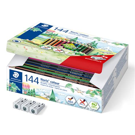 HE245186 STAEDTLER Noris Colour 185 Colouring Pencils Box Of 144