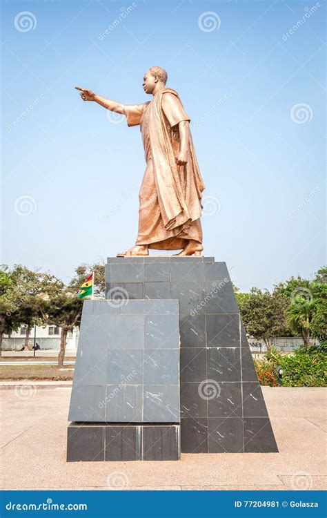 President Kwame Nkrumah Statue In Accra, Ghana Royalty-Free Stock Photography | CartoonDealer ...