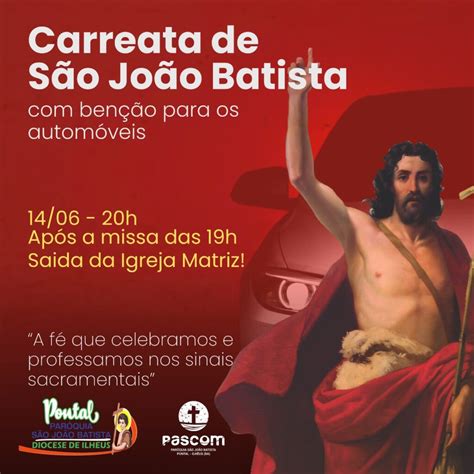 A Paróquia São João Batista divulga cronograma para os festejos do São