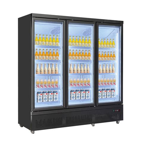 Vertical Glass Door Cold Drink Display Commercial Refrigerators Price