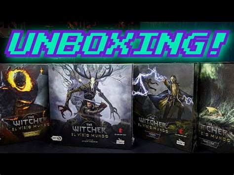 The Witcher El Viejo Mundo Unboxing Retail Completo Youtube