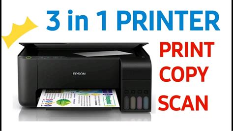 How To Print Scan And Copy Using Epson L3210 Ecotank Printer Best