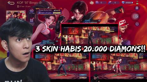 GACHA 3 SKIN KOF 97 VALIR MASHA PAQUITO HABIS 20 000 DIAMOND