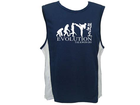 Taekwondo tae kwon-do evolution MMA sweat proof polyester workout tank ...