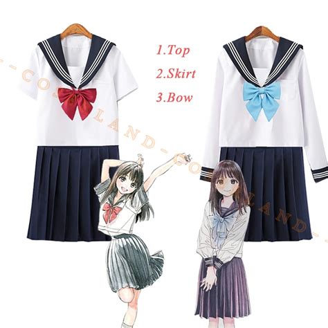 Anime Akebi S Sailor Uniform Akebi Komichi Cosplay Costume Jk Sailor