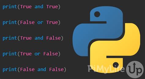 Python Logical Operators Pi My Life Up