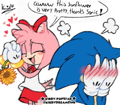 Amy and Sonic part 4 by Kirby_Stardream | Sonamy comic, Arte erizo, Cómo dibujar a sonic