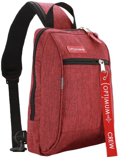Рюкзак с одной лямкой - сумка на грудь Optimum XXL RL, красный - купить ...