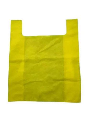 Plain Yellow U Cut Non Woven Sweet Bag 1 Kg For Grocery At Rs 125 Kg