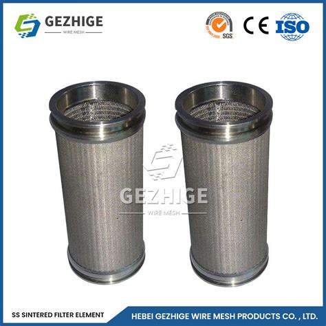 Gezhige Powder Casting Air Sinter Filter Factory Mpa Working Pressure