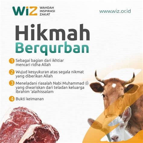 hikmah berqurban wahdah inspirasi zakat
