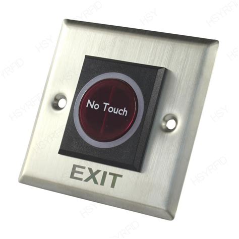 Stainless Steel Exit Button Wall Mount Exit Button Push Door Exit