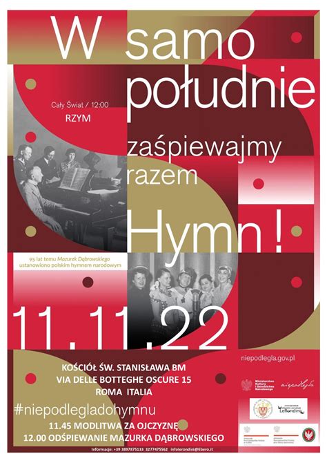 Akcja Niepodleg A Do Hymnu W Rzymie Listopada