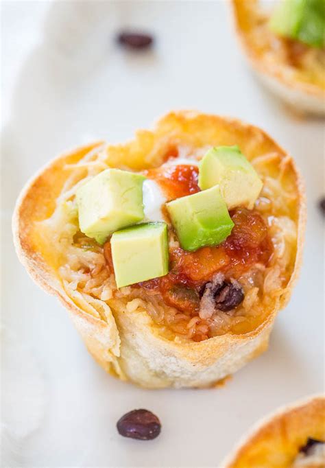 Mini Taco Cups Recipe Averie Cooks