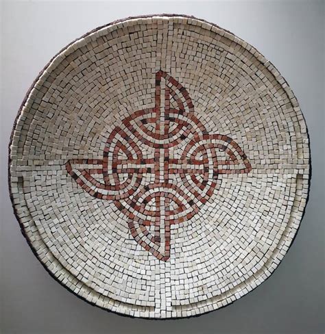 Celtic Knot Mosaic Tray Sculpture By Aljaz Vidrajz Saatchi Art