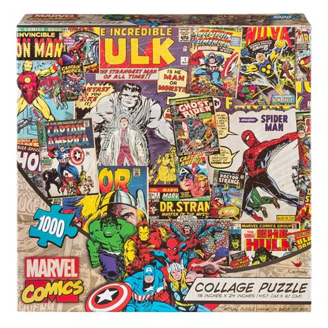 Marvel 1000-Piece Comic Collage Puzzle - Walmart.com