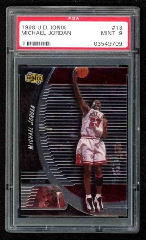 Michael Jordan 1998 99 UD Ionix 13 PSA 9 Pristine Auction