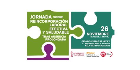 Jornada sobre reincorporación laboral efectiva y saludable tras