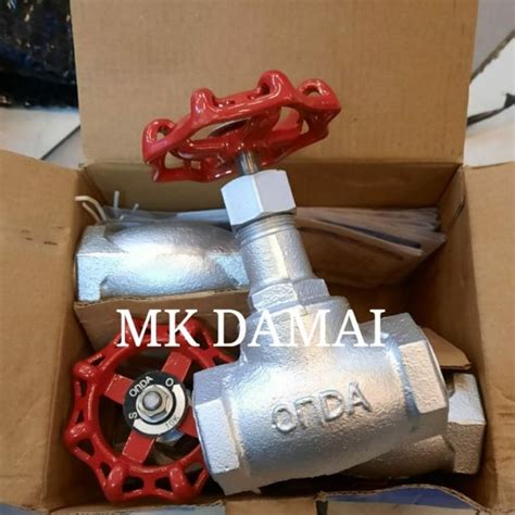 Jual Globe Valve Cast Iron K Drat Inch Onda Di Lapak Mk Damai