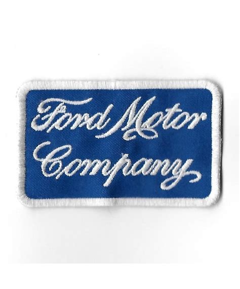 3288 Embroidered Badge Patch Sew On 89mmX55mm FORD MOTOR COMPANY