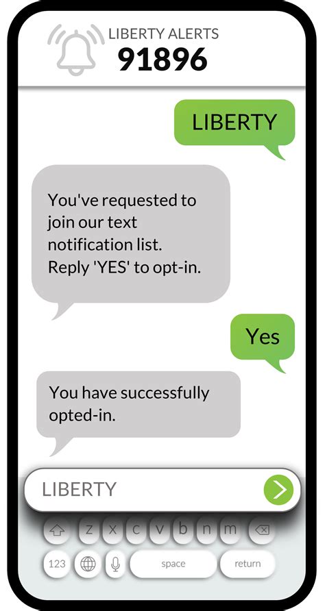 Receive Text Alerts Town Of Liberty
