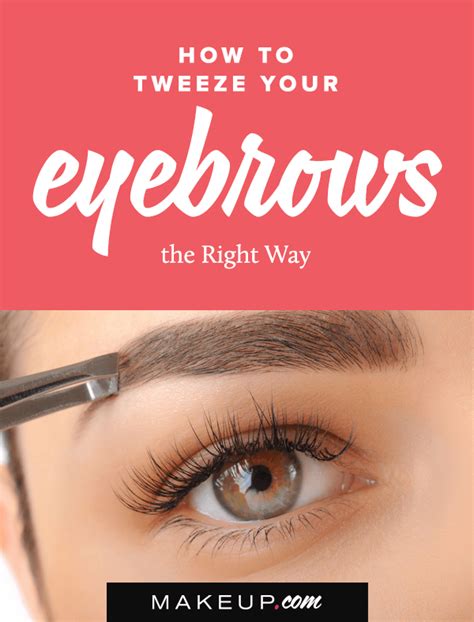 How To Tweeze Your Eyebrows Perfectly Every Time By L