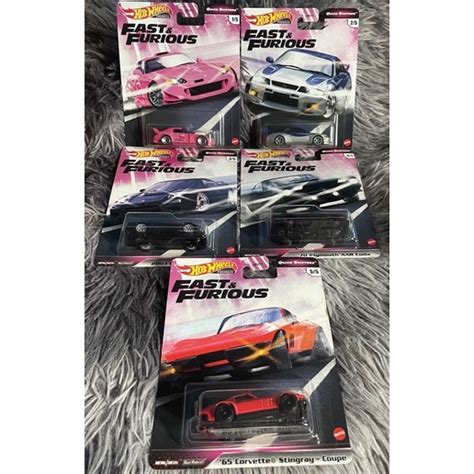 Hot Wheels Fast And Furious Premium Quick Shifters 5 Sets Shopee Philippines
