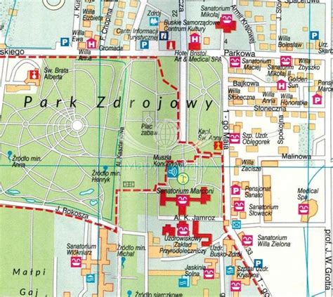 Busko Zdr J Mapa Plan Miasta Euro Pilot