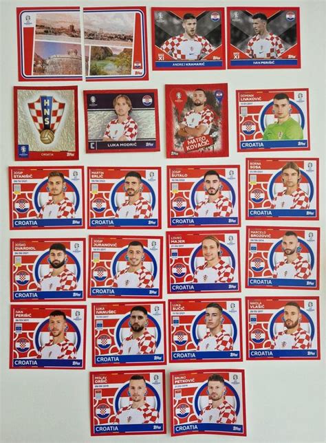 Topps Uefa Euro Sammelbilder Cro Total Bilder Kaufen Auf