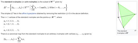 Geometry How The Geometric Definition Of Simplex Relates To The