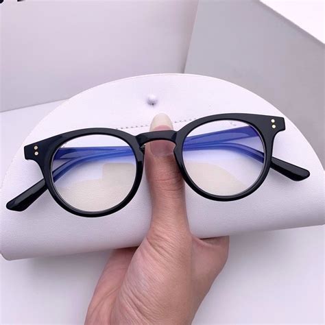 Mua Kính mắt Hàn Quốc mắt tròn siêu hot chống ánh sáng xanh giá rẻ nhất TecKi Vn